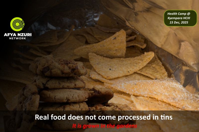 Real food doesn't come processed in tins